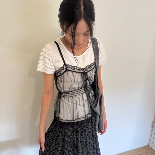 frill theoria short-sleeve