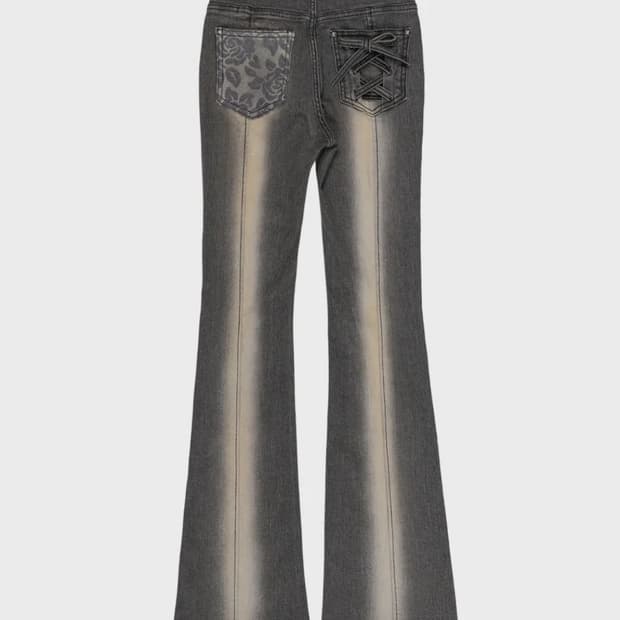 m 달링유어배드 코르셋 부츠컷 바지