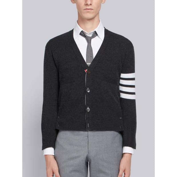 톰브라운 캐시미어 가디건