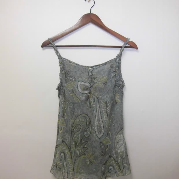 jpn vintage boho Sleeveless blouse