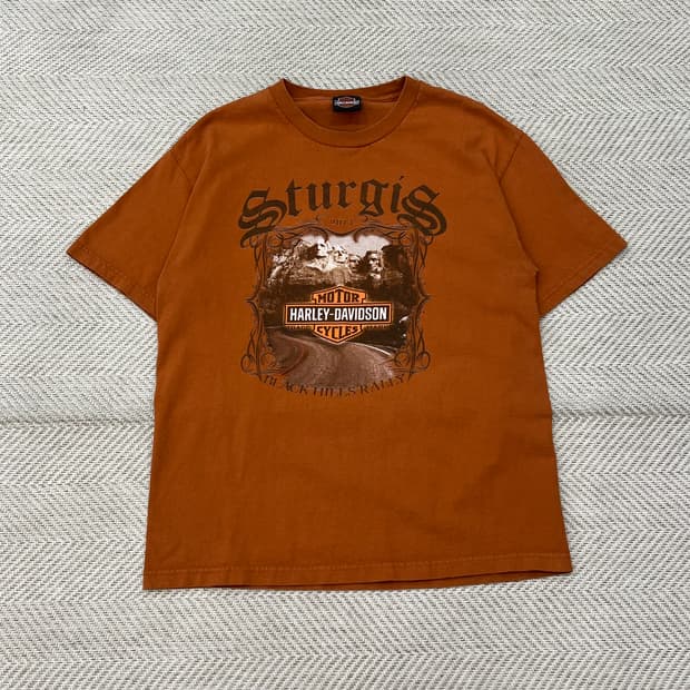 할리데이비슨 블랙힐즈 프린팅반팔티 r3083