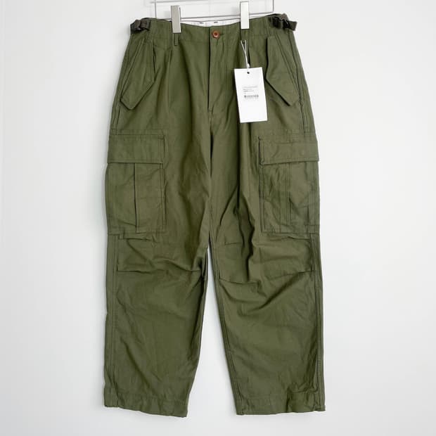 C1 이스트로그 퍼머넌트 와이드 핏 필드 팬츠 새상품 L사이즈