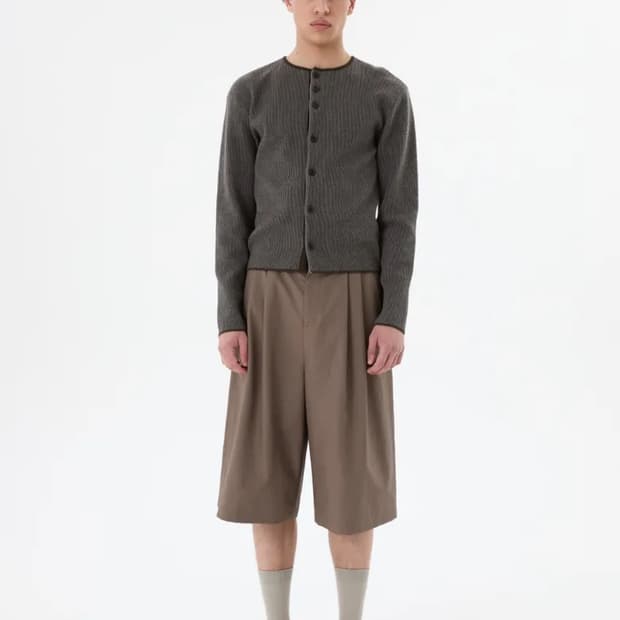 Amomento 25FW Stripe Button-Up Cardigan