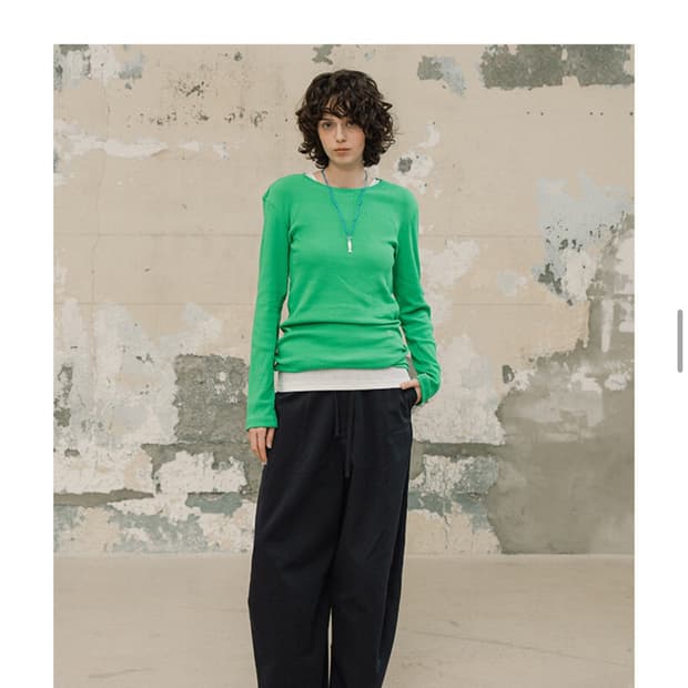 에데닉 골지티셔츠 