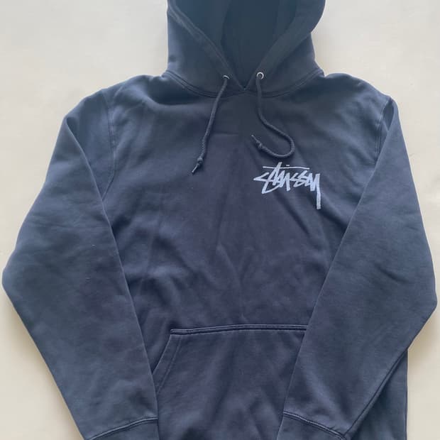 스투시 스톡 피그먼트다이 후드