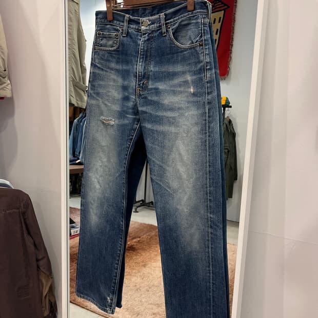 90s Levis 리바이스 502xx 셀비지 데님 팬츠 (Japan)