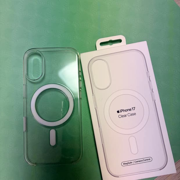 아이폰17 정품 MagSafe 투명 케이스