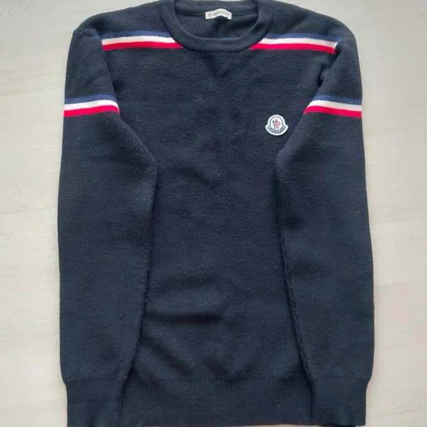 Moncler 몽클레어 네이비 울 니트 M