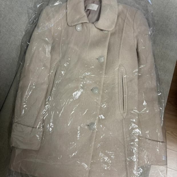 sjsj 앙고라 캐시미어 혼방 하프코트