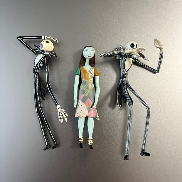 팀버튼 크리스마스의 악몽 미니피규어 3종 세트