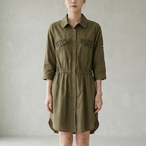 [55]Si 씨 쉬폰 원피스