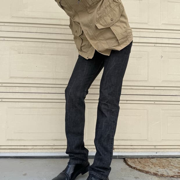 Black faded Levi’s 505(30x34)