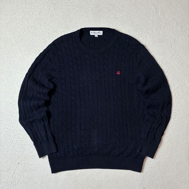 브룩스브라더스 22ss 아메리칸 캐쥬얼 꽈배기 니트 PN7341