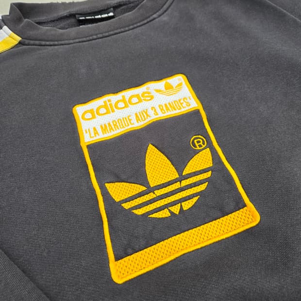 80's 아디다스 LA MARQUE AUX 3 BANDES 스웻셔츠