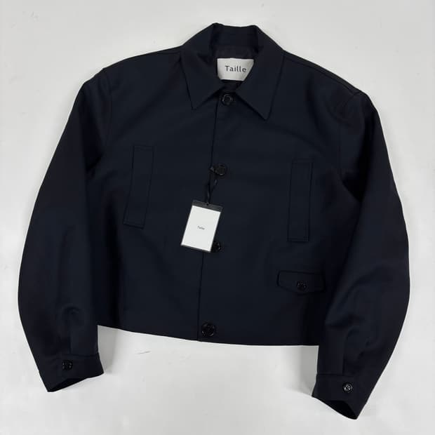 타일레 울 개버딘 오르빅 블루종