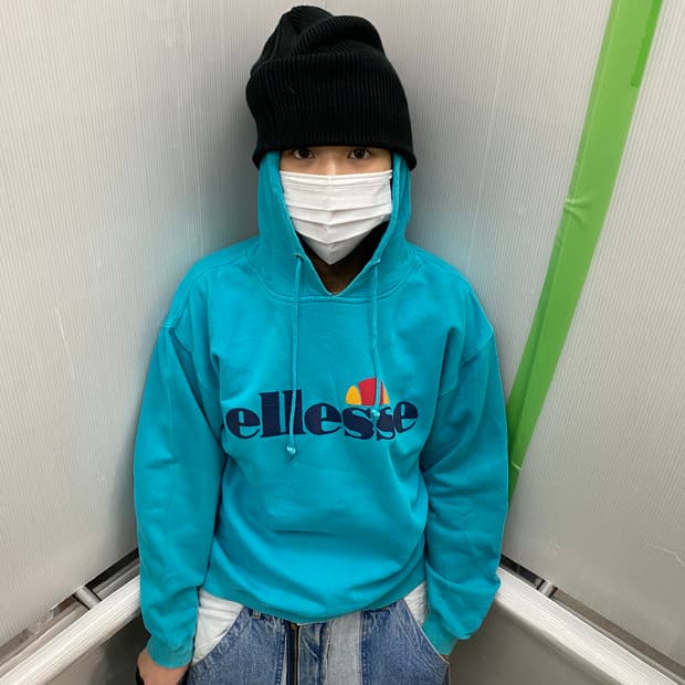 엘레쎄 헤리티지 빅 로고 후드