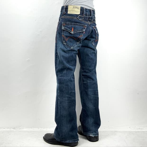 Edwin Western Flap Cinch Back Denim Pant