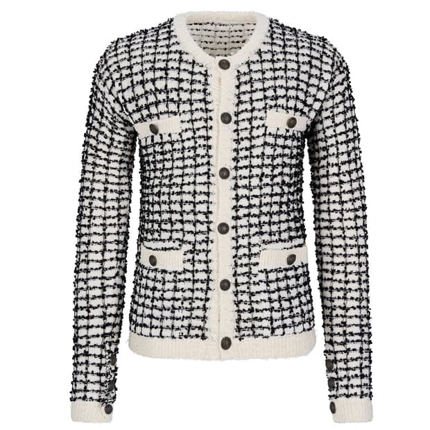 레씨토 Tweed Sirin Cardigan_[Ivory]