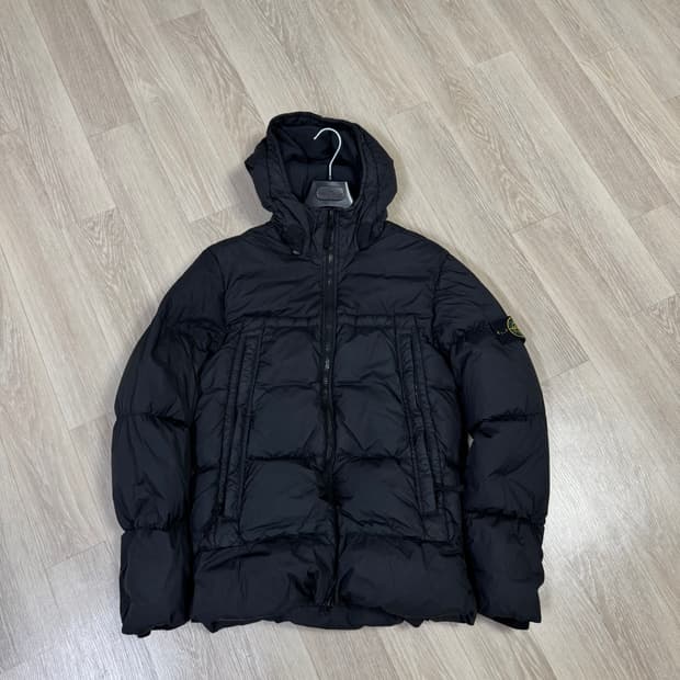 20FW M 스톤아일랜드 크링클랩스 패딩 블랙