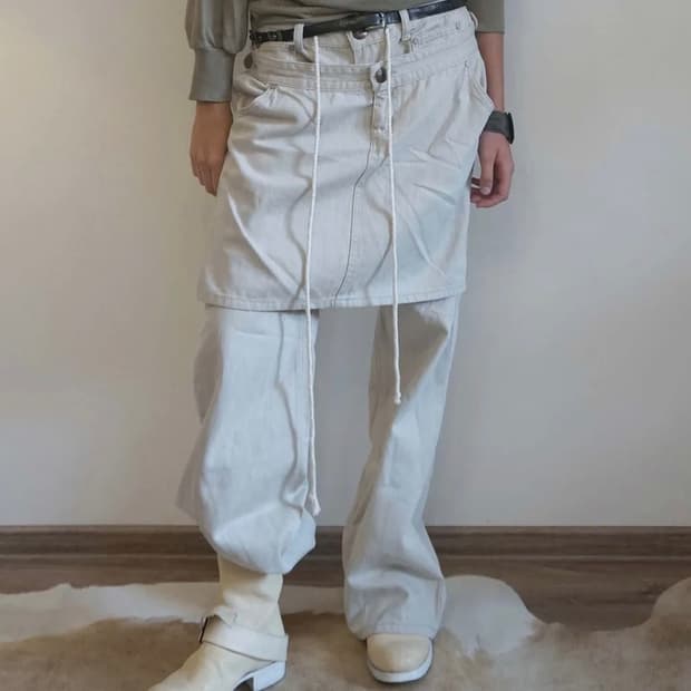 스컬프터 레이어드 팬츠