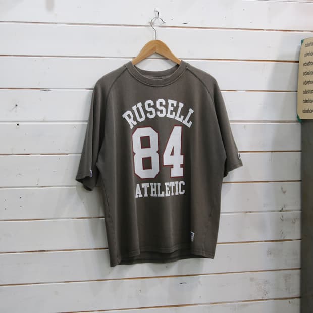 (착용컷) RUSSELL ATHLETIC 반팔 티셔츠 (남성용 100)