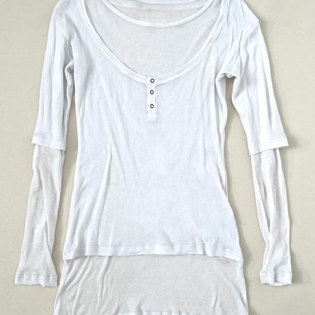 [XS,S]기마구아스 Gemma 레이어드 드레스/화이트