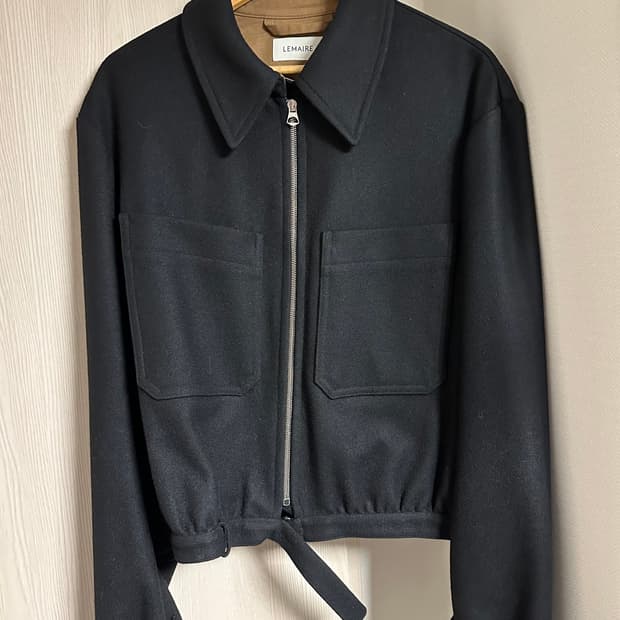 르메르 울 블루종 블랙(52)