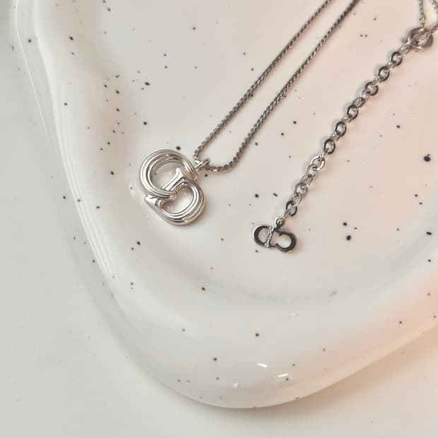 Christian Dior 빈티지 디올 목걸이 CD목걸이