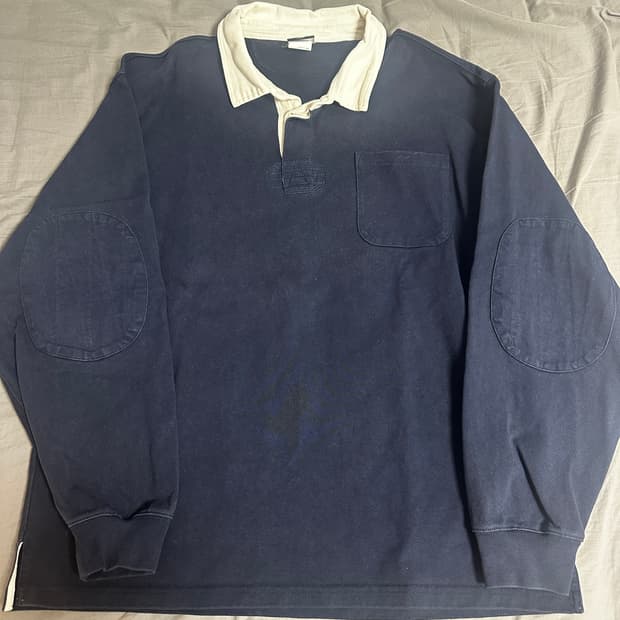 (L) 아웃스탠딩 럭비티 네이비