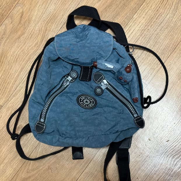 Y2K 복조리 스카이블루 키플링 백팩
