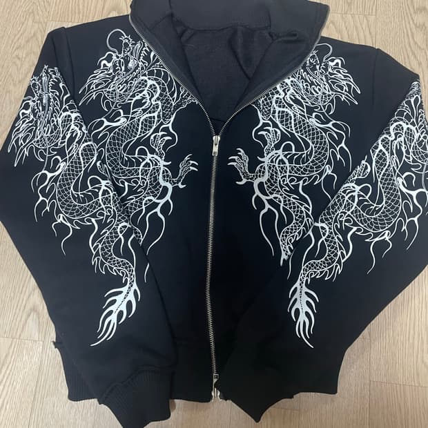 Dragon Track Jaket blacK(나염)