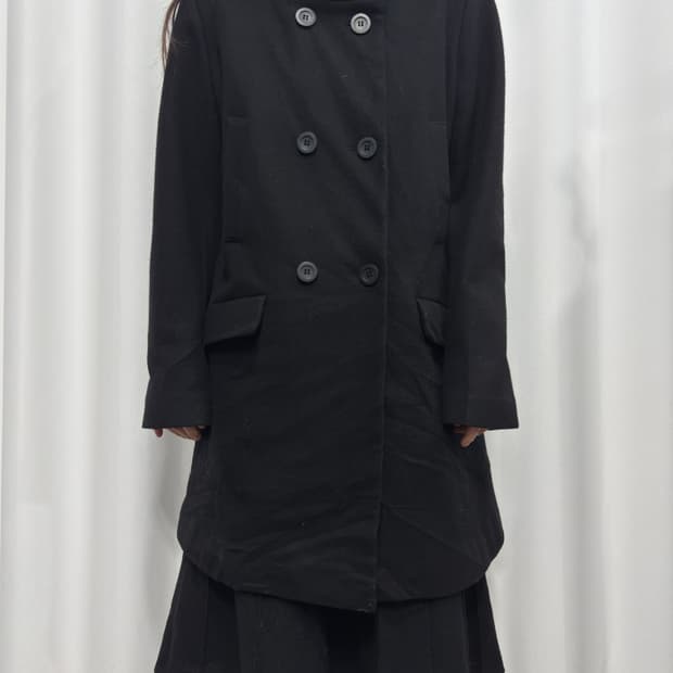 uniqlo button coat