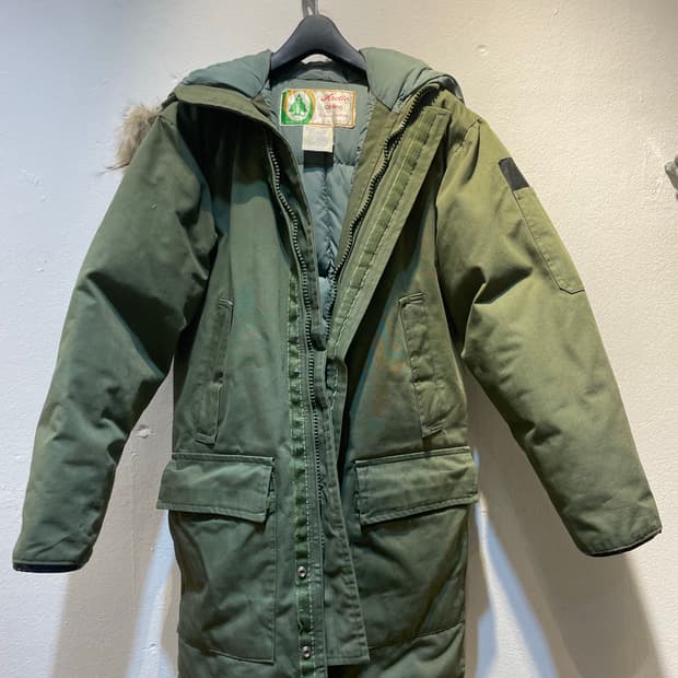 빈티지 Arctic 코튼 다운 야상 파카