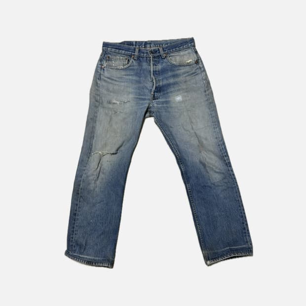 90s Levis Stressed 501 Made in USA