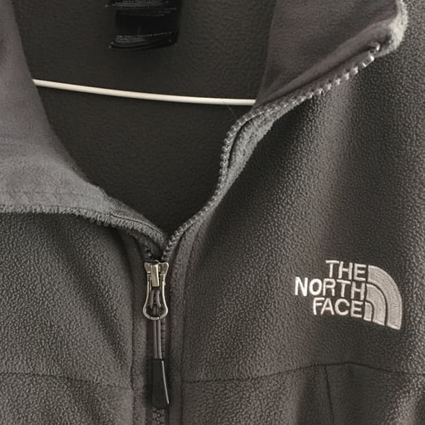 노스페이스 진그레이 챠콜 후리스 집업 플리스