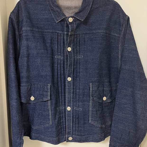 리바이스빈티지클로딩 Lvc 1879 플리츠 블라우스 XL 44사이즈