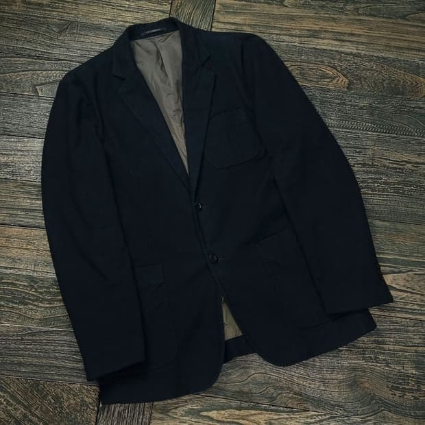 [씨피컴퍼니] 빈티지 코튼 블레이저 자켓 다크네이비 P01208