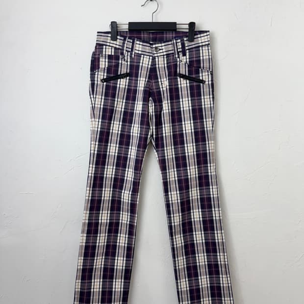 semanticdesign 타탄 체크 집업 팬츠 (NEW)