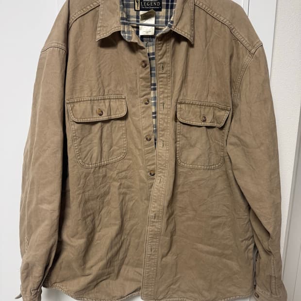 90s 에디바우어 레전드라인 워크셔츠자켓