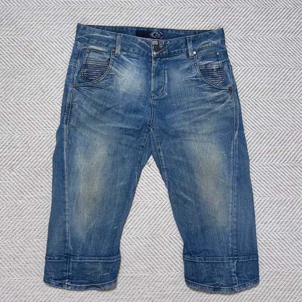 (32) EVISU 에비수 데님 반바지