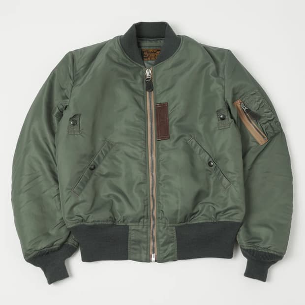 버즈릭슨 Ma-1 slender oirginal spec. green