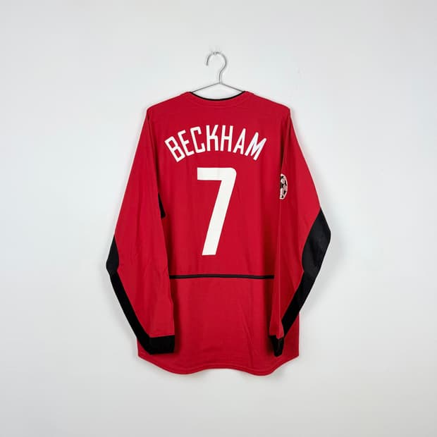 02-04 맨유 홈 베컴 긴팔 유니폼