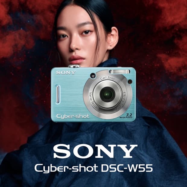 소니 사이버샷 W55 (사이버샷 DSC-W55) 빈티지 디카