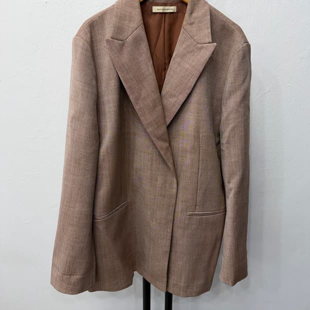 정품) 더캐시미어 한섬 여성 브라운 자켓 82