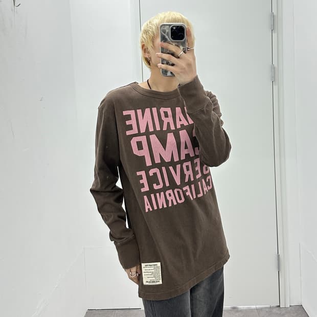 Stores USA lettering printing sleeve 