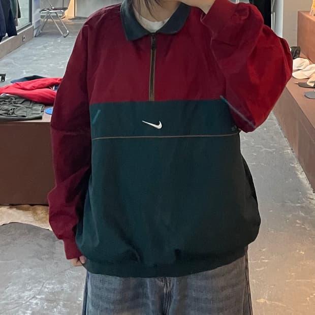 나이키 올드스쿨 아노락 배색 웜업 H2304