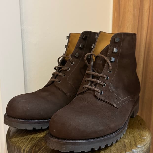 [9D]JM Weston Nubuck Worker boots 다크브라운
