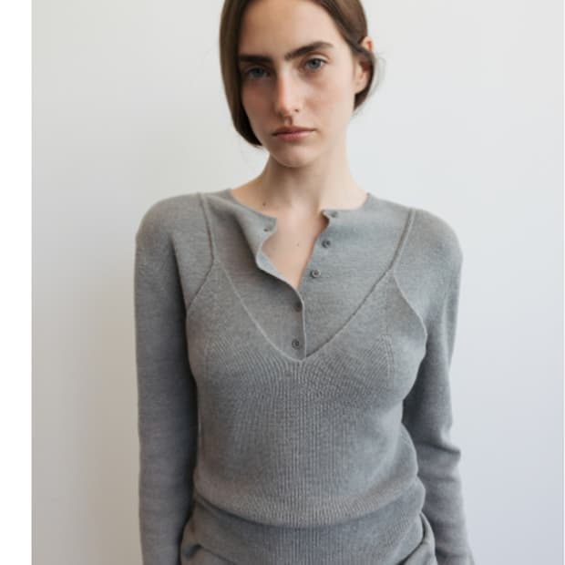 르셉템버 ANNE 니트 탑 가디건 세트