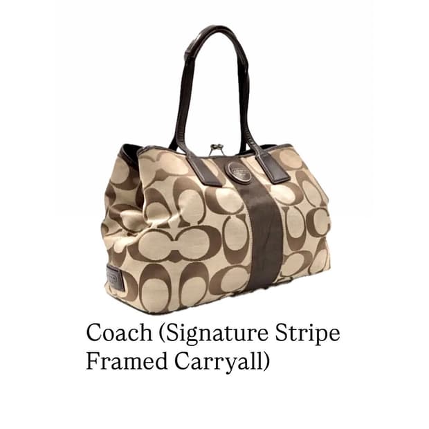 Coach 코치 시그니처 캐리올 숄더백 미사용 새상품