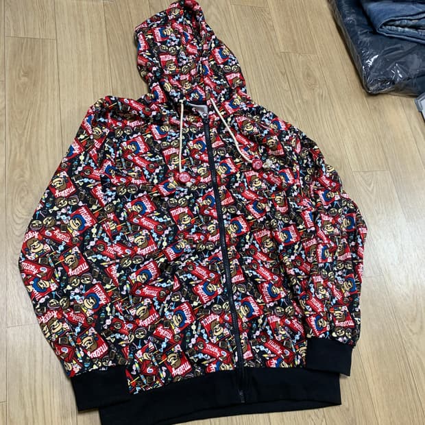 XL)Peko 페코짱 패턴 후드집업